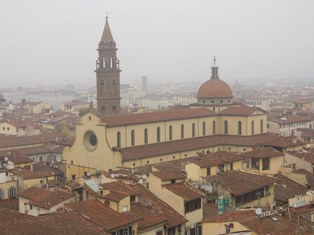 Detail of Air view of Santo Spirito church by Anonymous