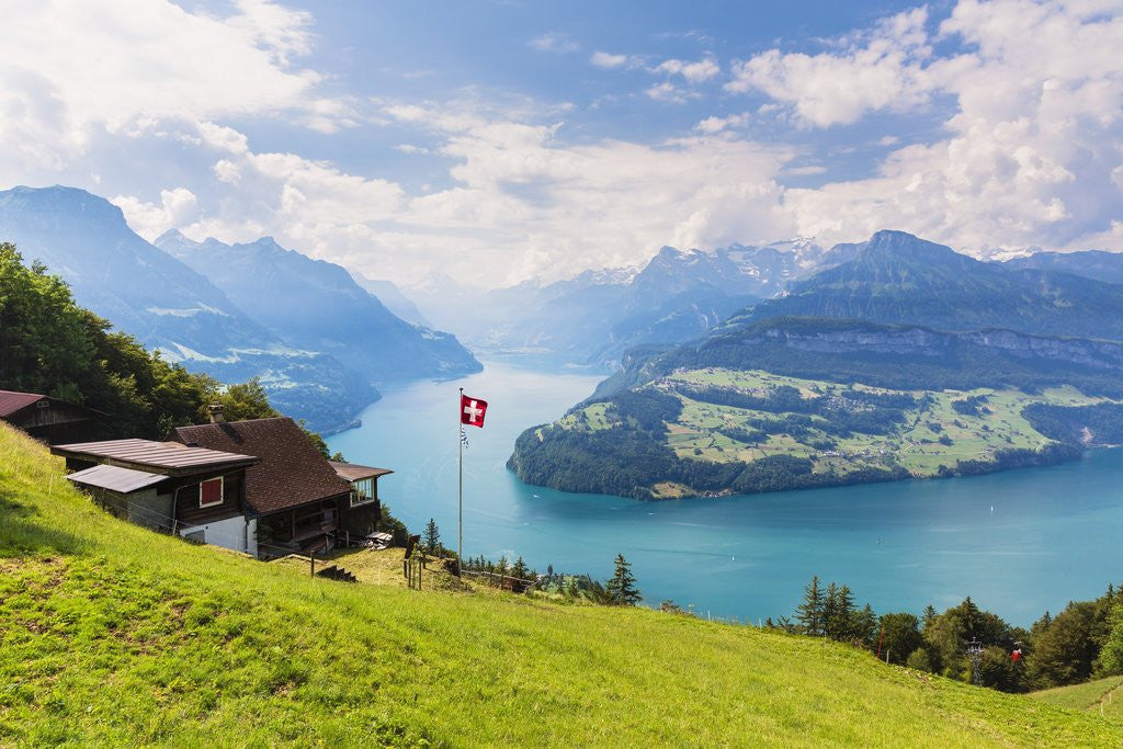Detail of Lake Lucerne by Anonymous
