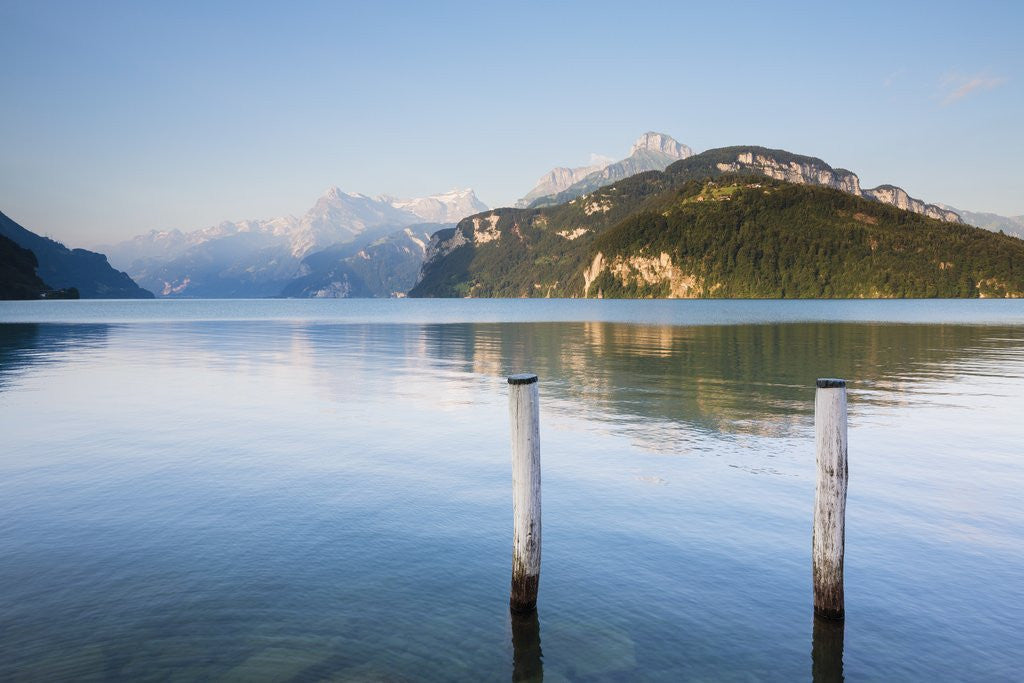 Detail of Lake Lucerne by Anonymous