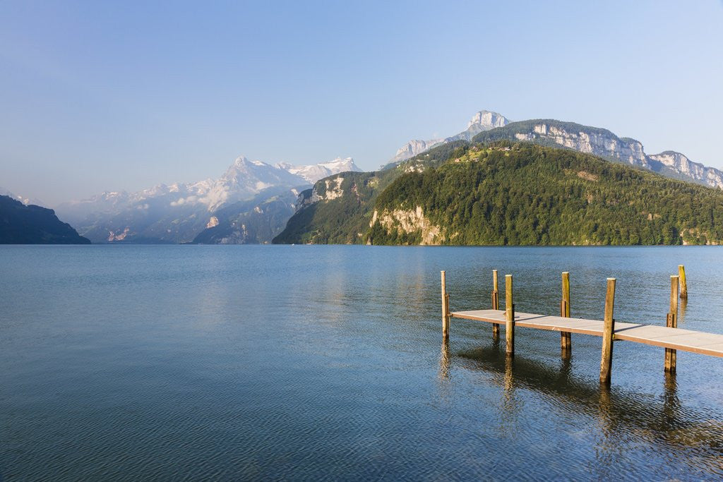 Detail of Lake Lucerne by Anonymous