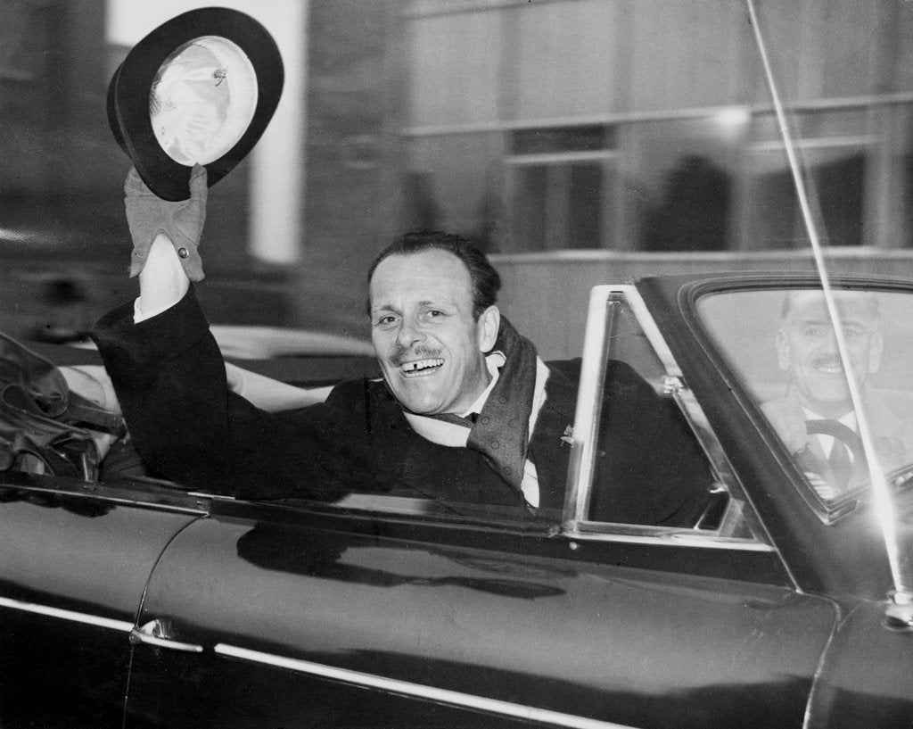 Detail of Actor Terry-Thomas in 1958 by Associated Newspapers