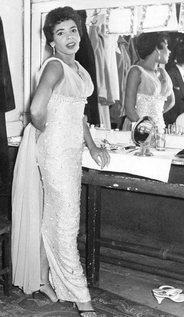 Detail of Shirley Bassey in her dressing room by Associated Newspapers