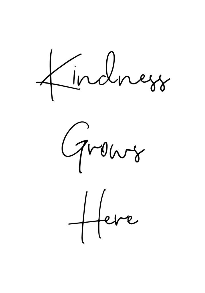 Detail of Kindness grows here by Joumari