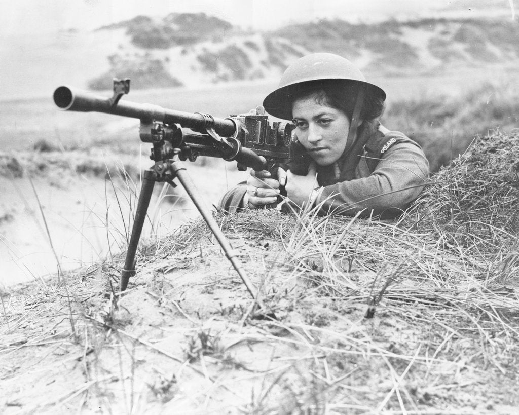Detail of Poland Women's Services sniper training by Associated Newspapers
