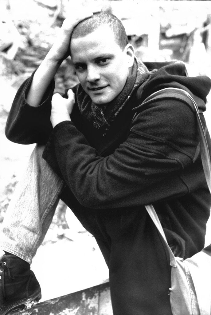 Detail of Colin Firth with short hair by Associated Newspapers