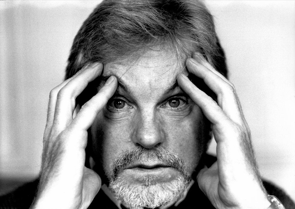 Detail of Derek Jacobi brooding by Associated Newspapers