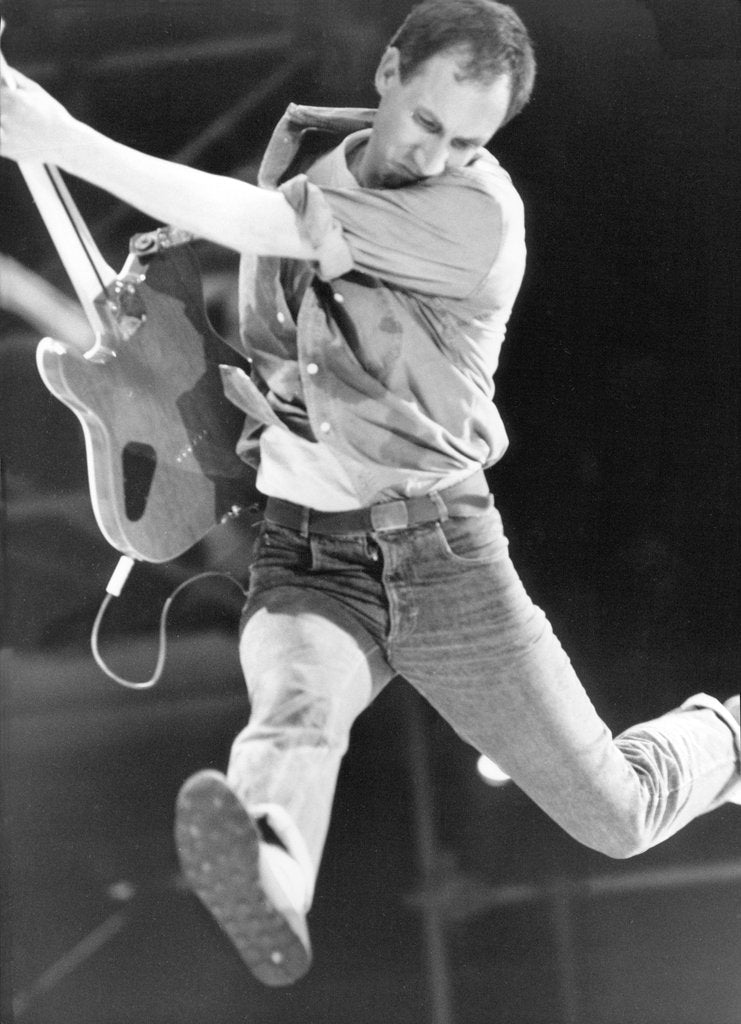 Detail of Pete Townshend of The Who by Associated Newspapers