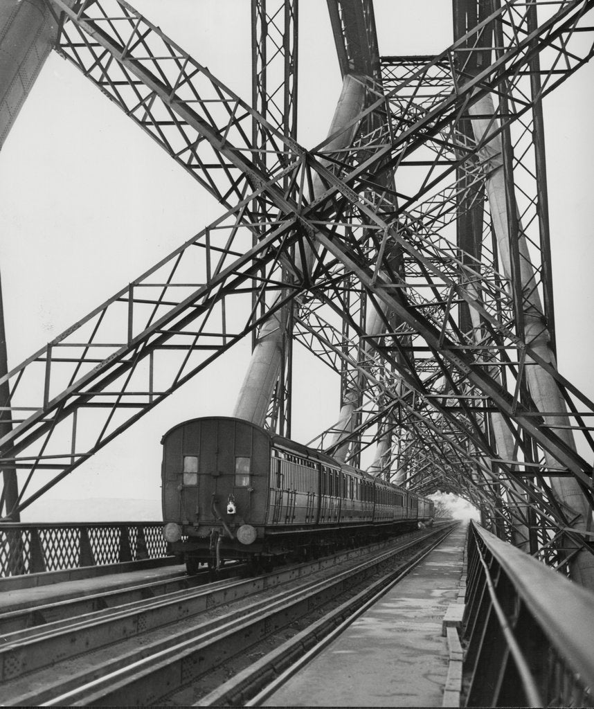 Detail of Crossing the Forth Rail Bridge by Associated Newspapers