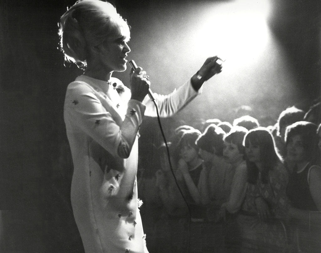 Detail of Dusty Springfield in the light by Associated Newspapers