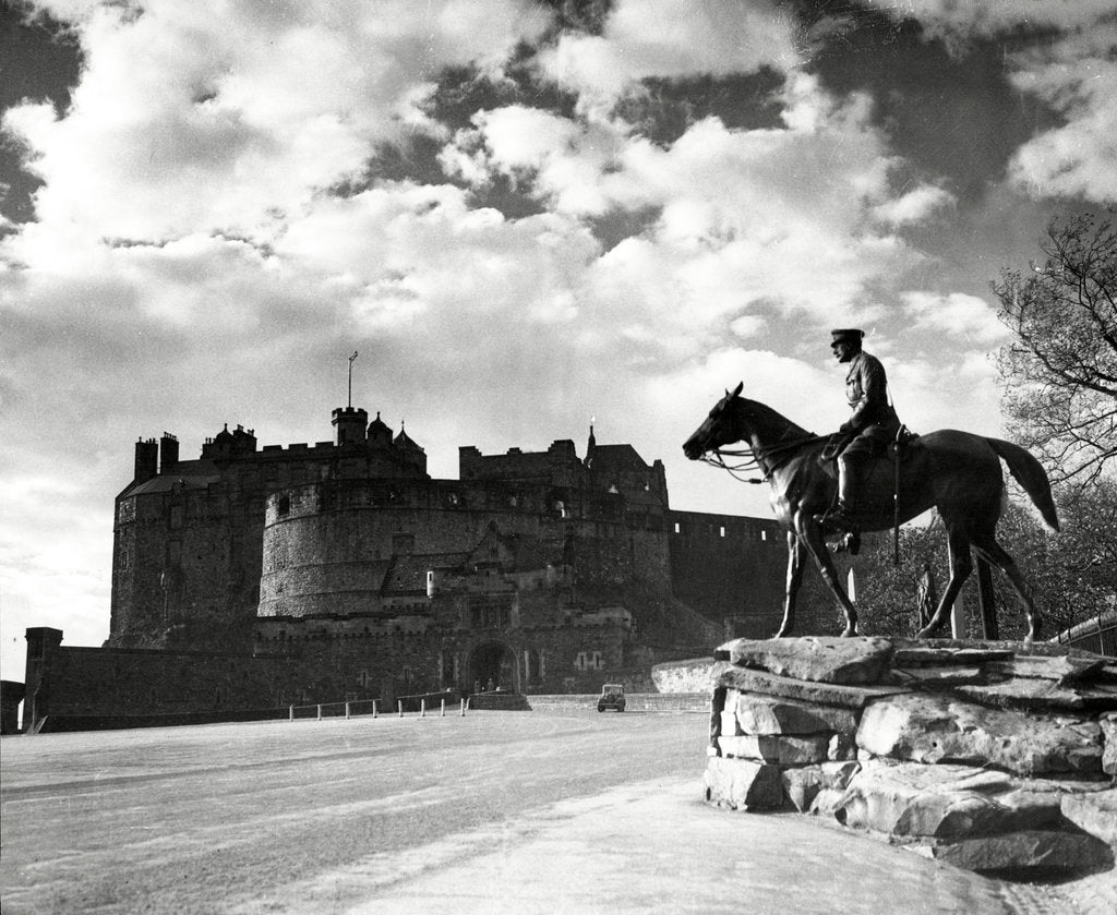 Detail of Edinburgh Castle by Associated Newspapers