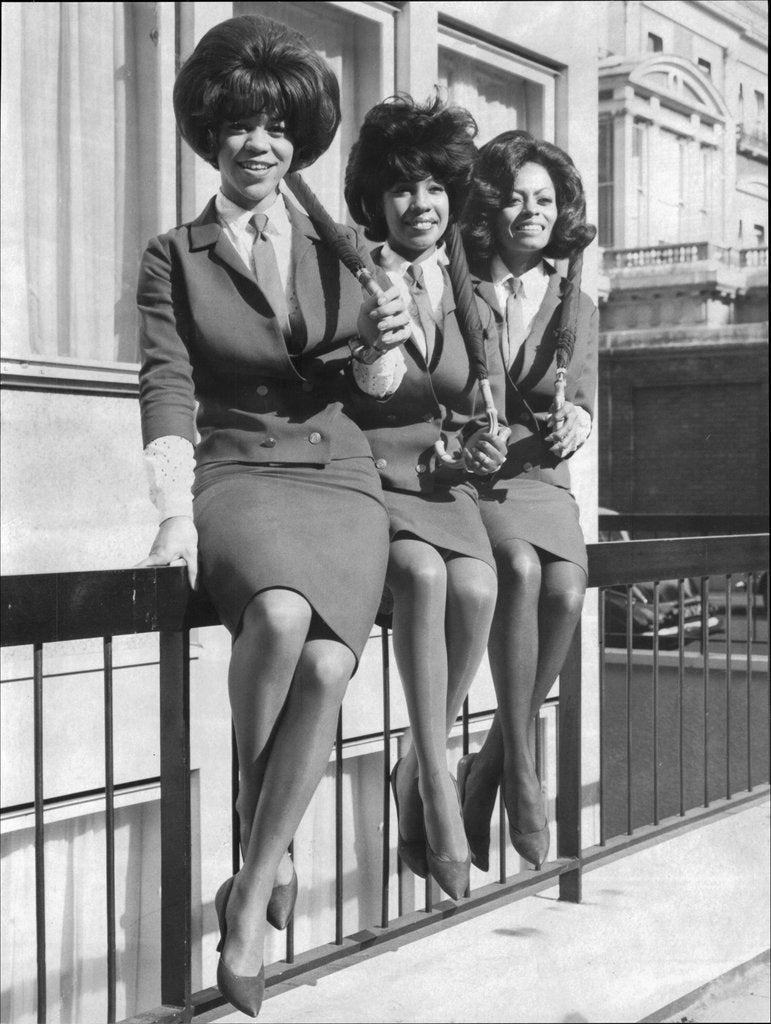 Detail of The Supremes in London by Associated Newspapers