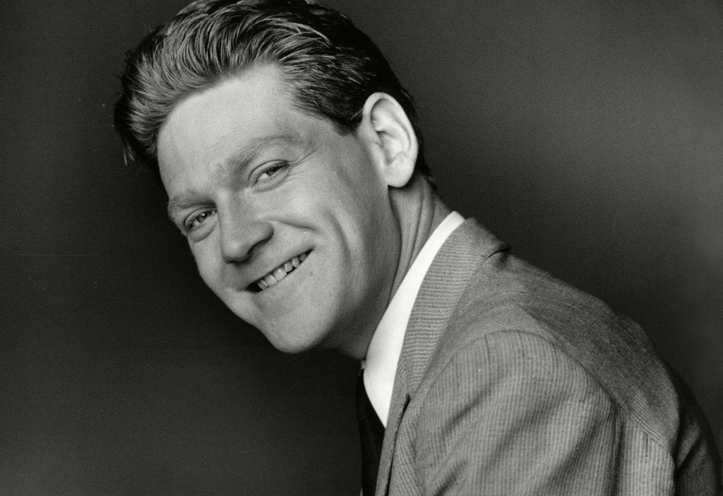 Detail of Kenneth Branagh in a suit by Associated Newspapers