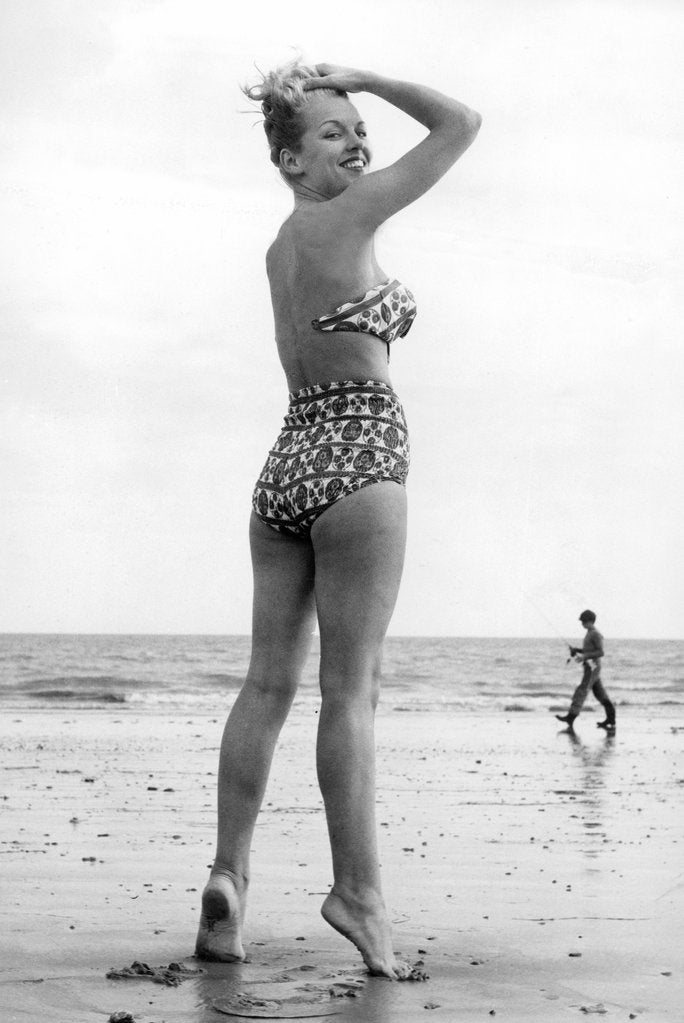 Detail of Beach Bathing Belle by Associated Newspapers