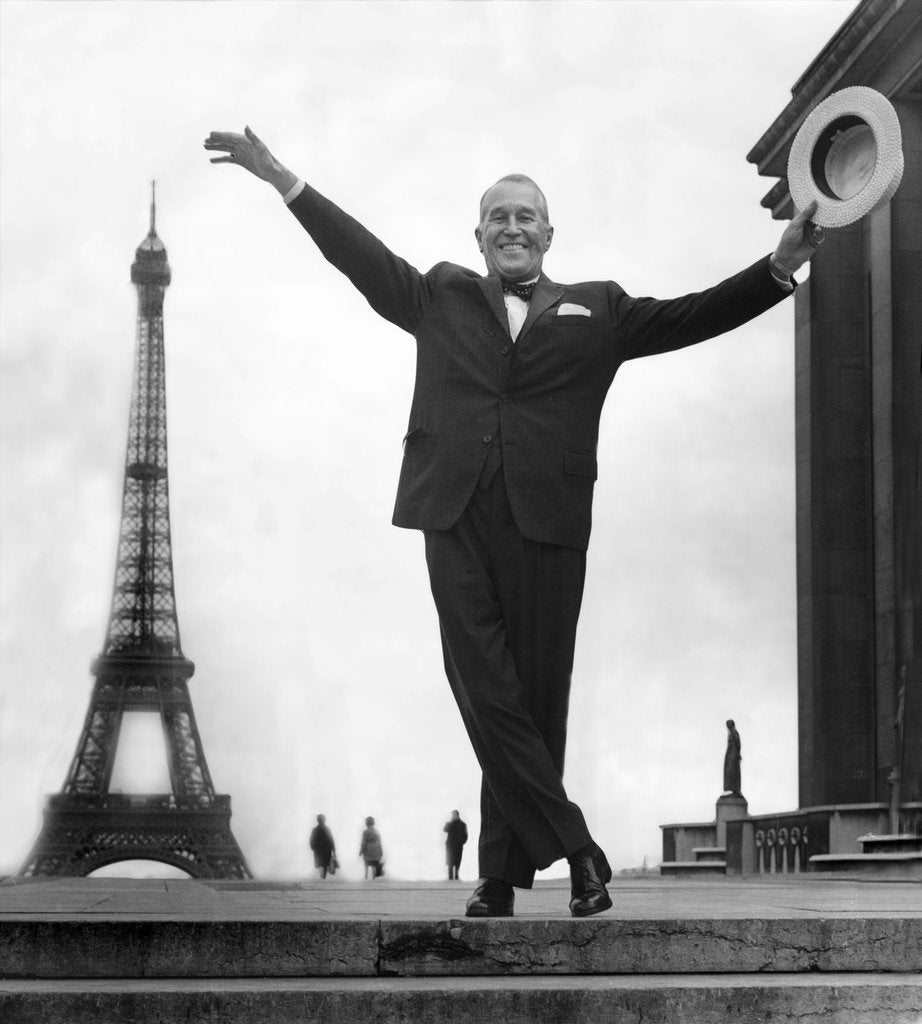 Detail of Maurice Chevalier in Paris by Associated Newspapers