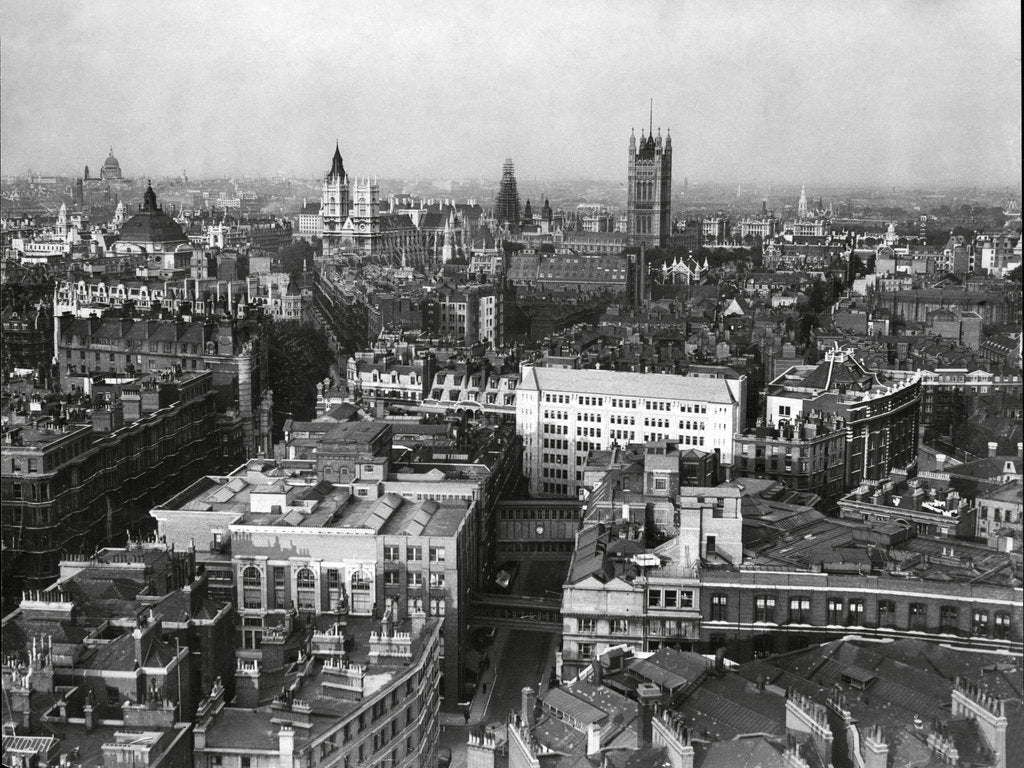 Detail of Aerial view of London by Associated Newspapers