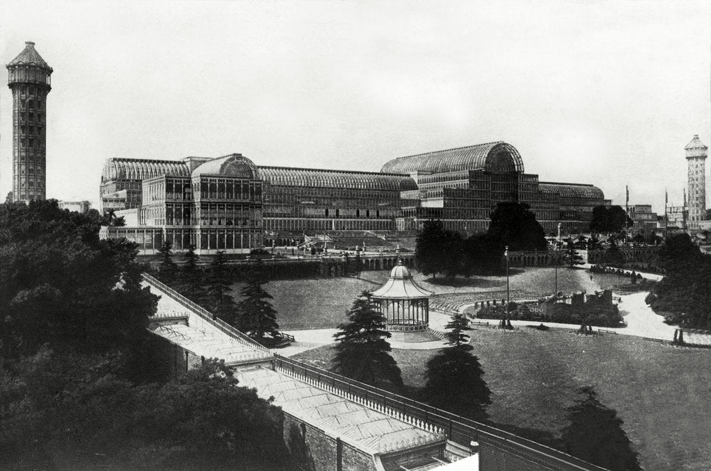 Detail of The Crystal Palace 1927 by Associated Newspapers