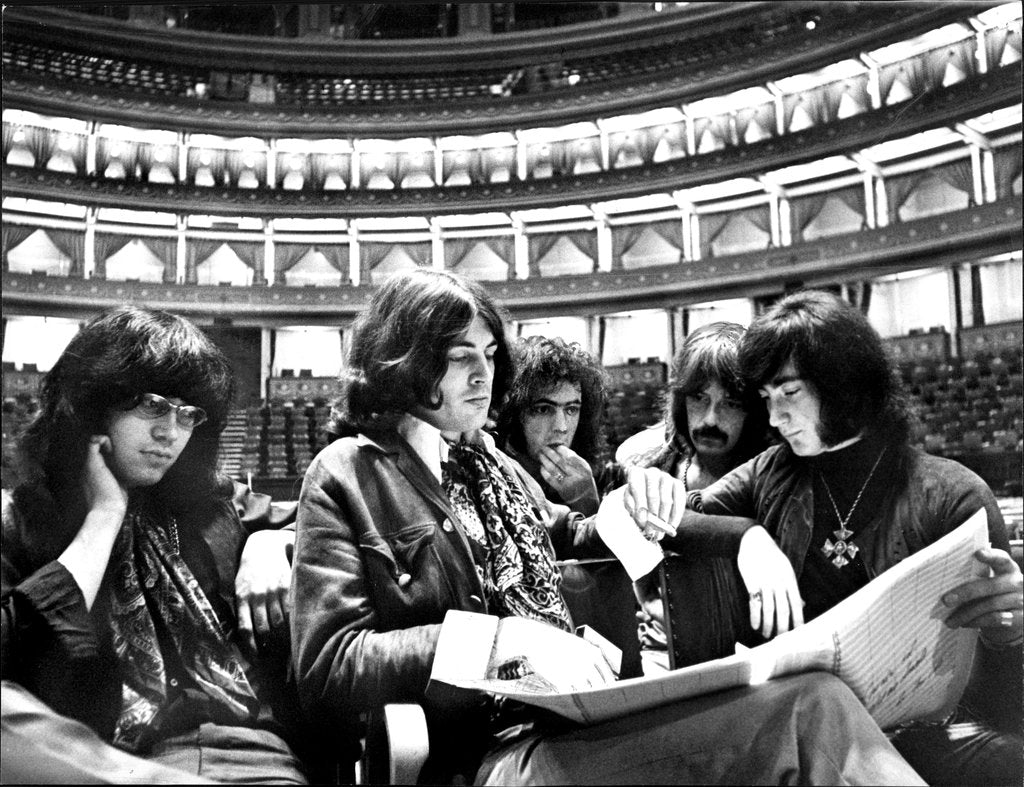Detail of Deep Purple,  at Royal Albert Hall  1969 by Associated Newspapers