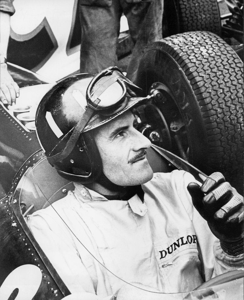 Detail of Racing driver, Graham Hill by Associated Newspapers