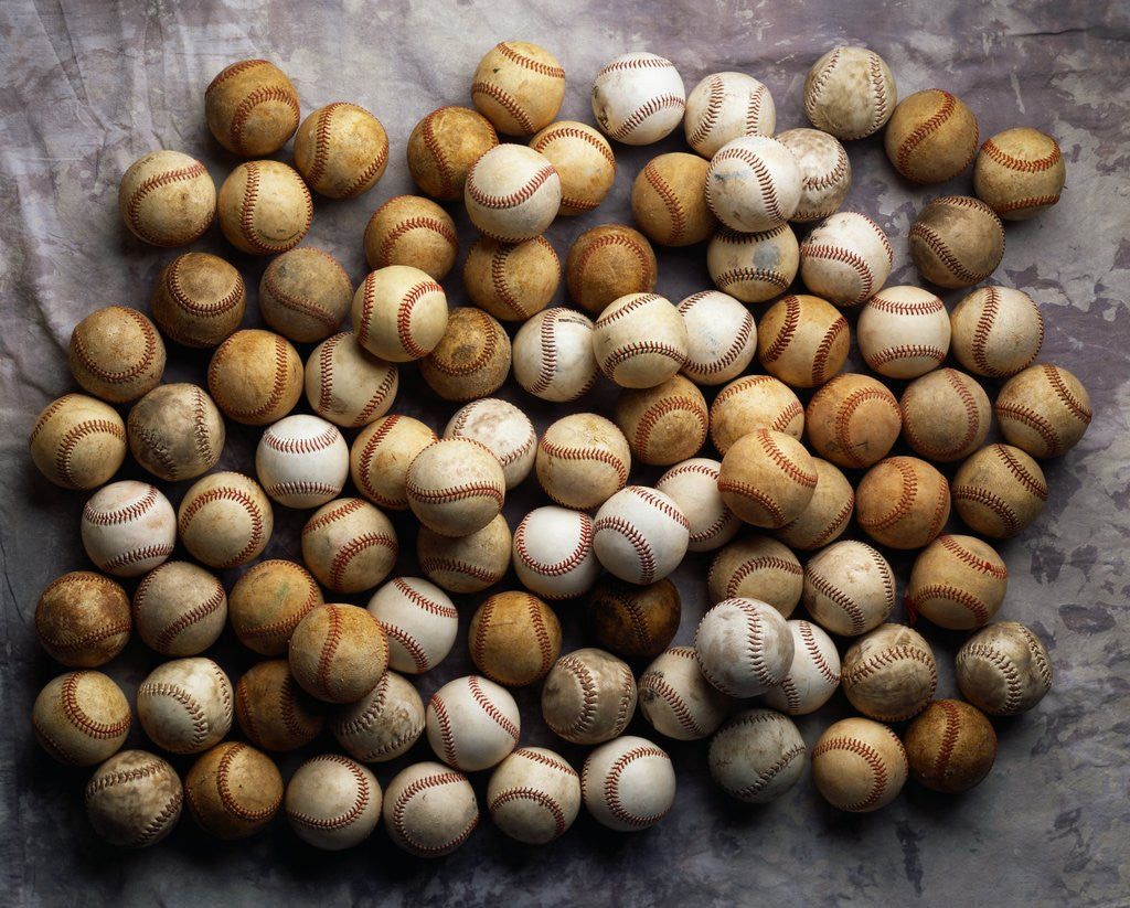 Detail of Baseballs by Corbis