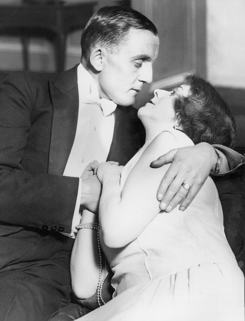 Detail of Henry Oscar and Helena Pickard in a scene from 'The Pagans' by Associated Newspapers