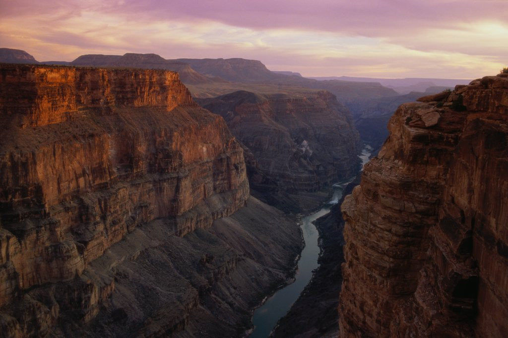 Detail of Colorado River in the Grand Canyon by Anonymous