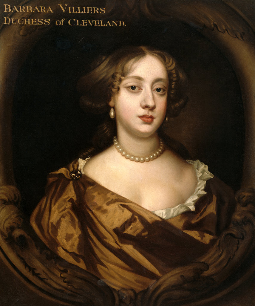 Detail of Portrait of Barbara Villiers, Duchess of Cleveland by Anonymous