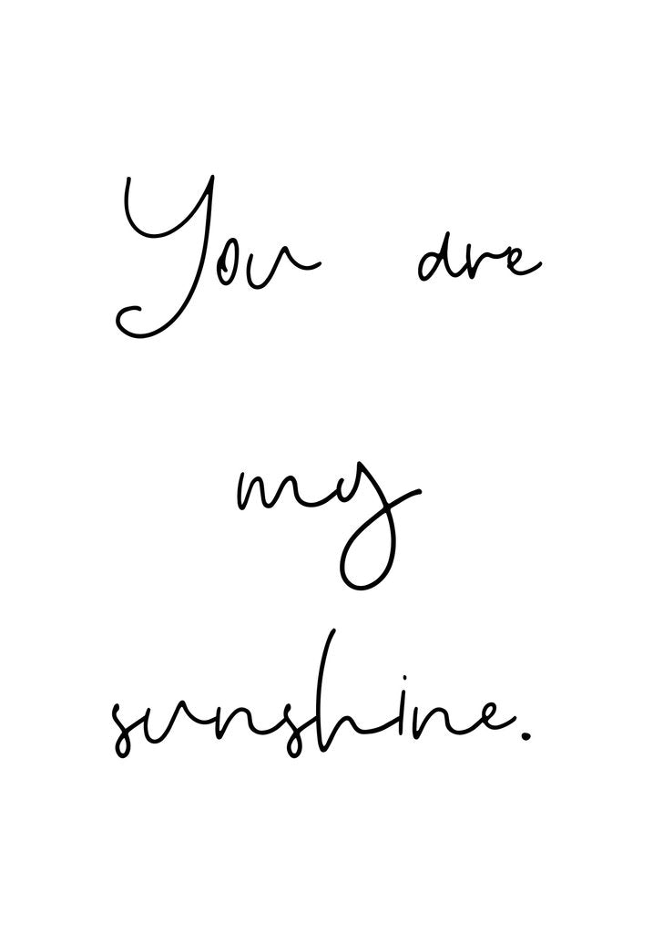 Detail of You are my sunshine by Joumari