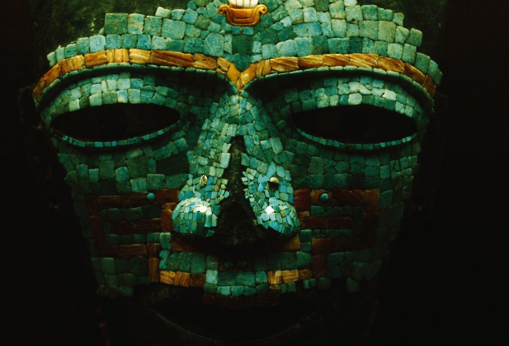 Detail of Teotihuacan Mosaic Sculpture Mask by Anonymous