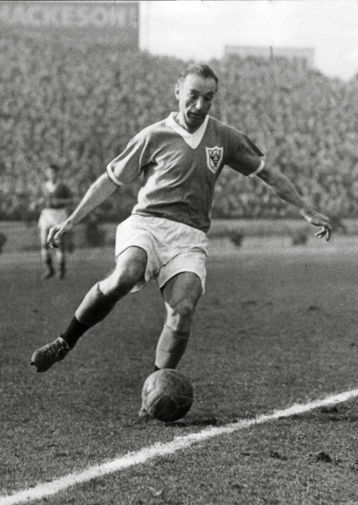 Detail of Footballer Stanley Matthews by Associated Newspapers