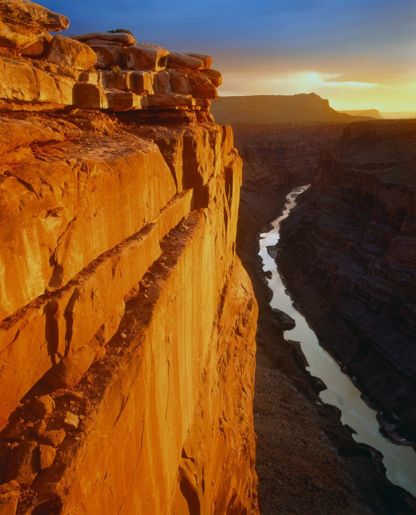 Detail of Grand Canyon at Sunset by Anonymous