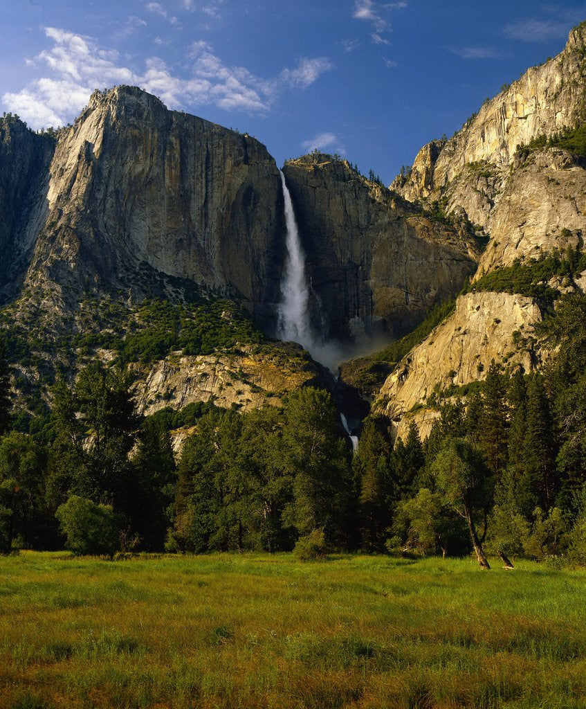 Detail of Yosemite Falls by Corbis