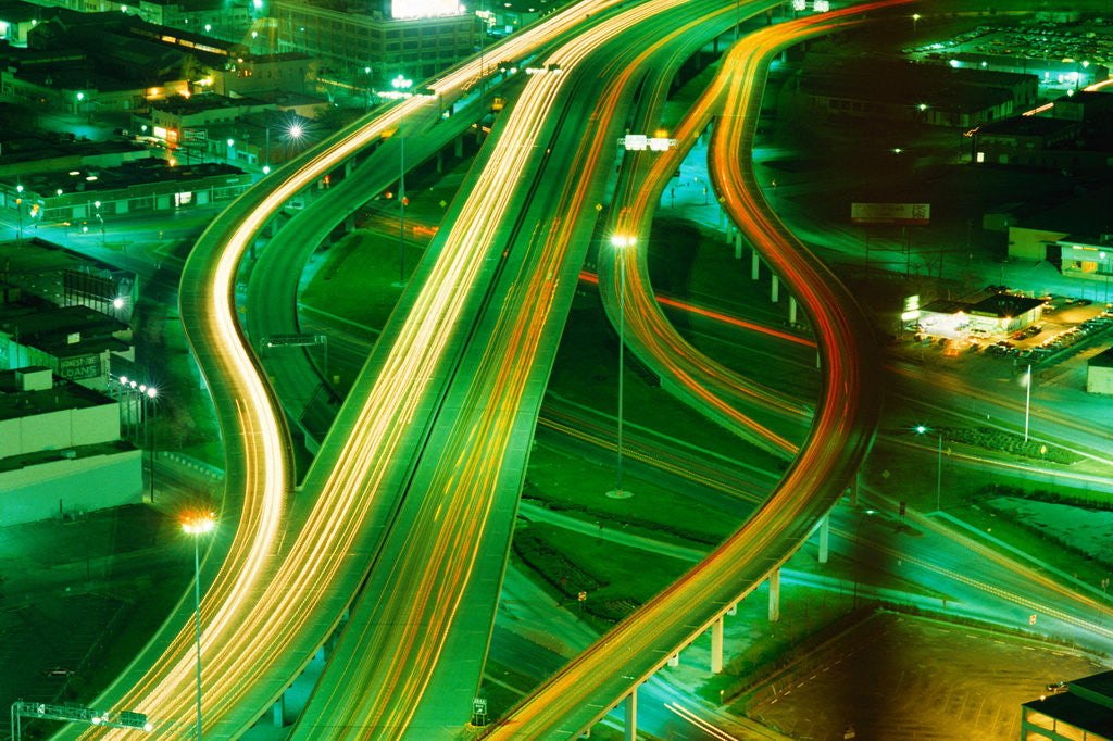 Detail of Freeway Interchange by Anonymous