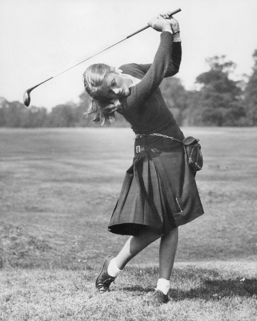 Detail of Golfing for Girls by Associated Newspapers