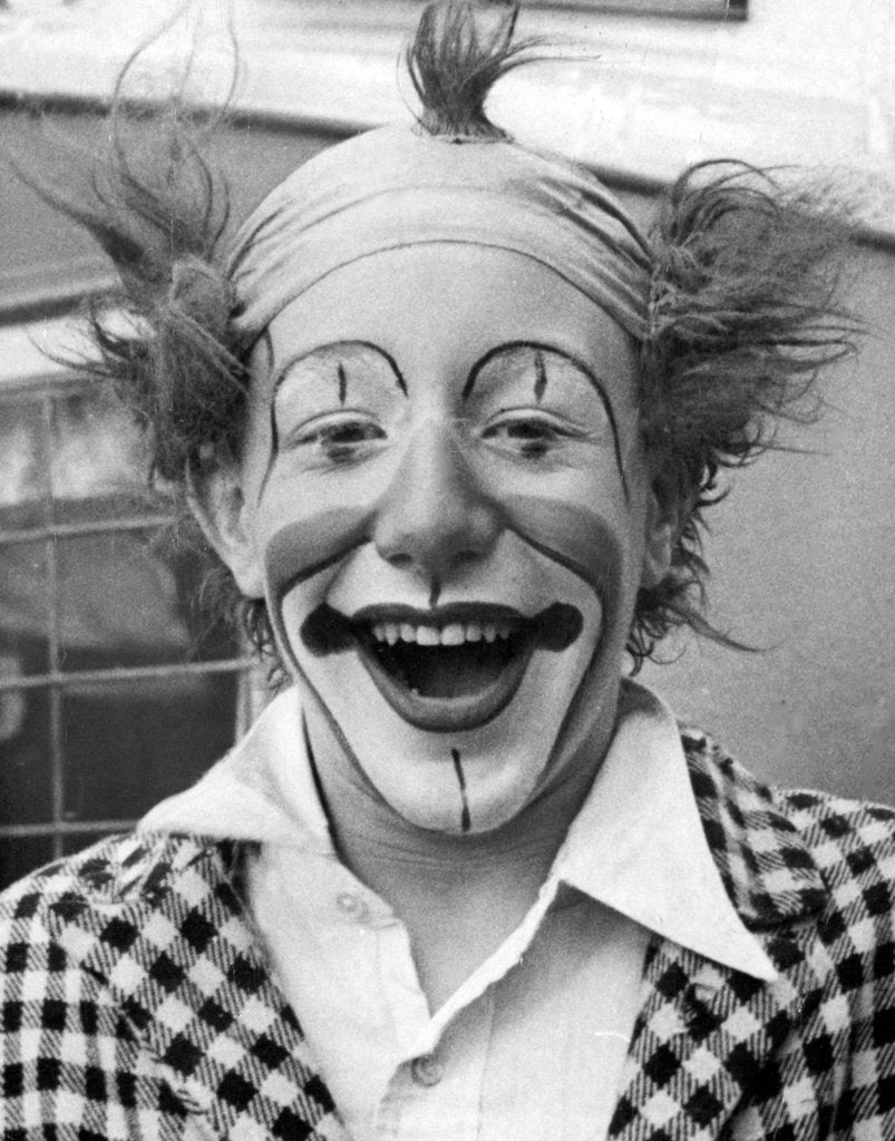 Detail of Frankie the Clown by Associated Newspapers