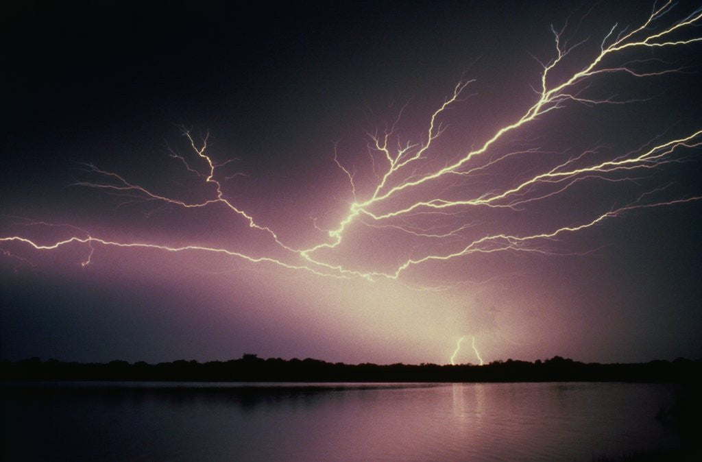 Detail of Bolts of Lightning by Anonymous
