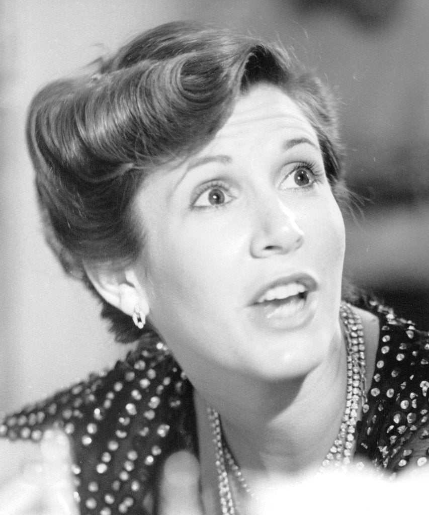 Detail of Carrie Fisher by Associated Newspapers