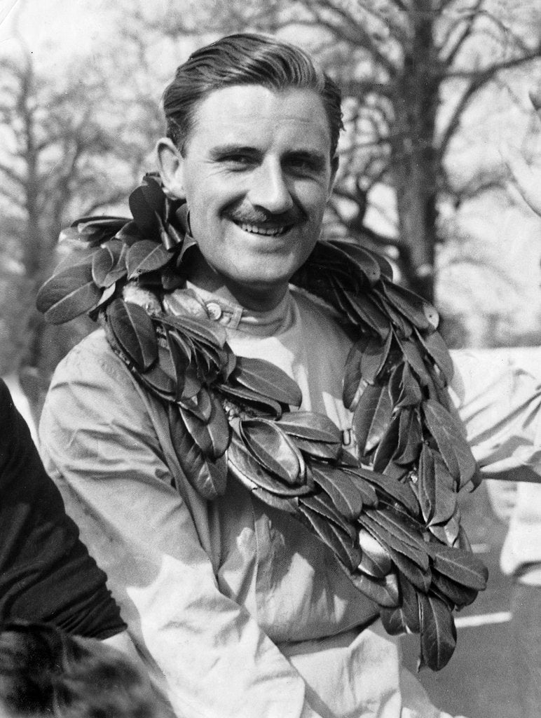 Detail of British racing driver Graham Hill by Associated Newspapers