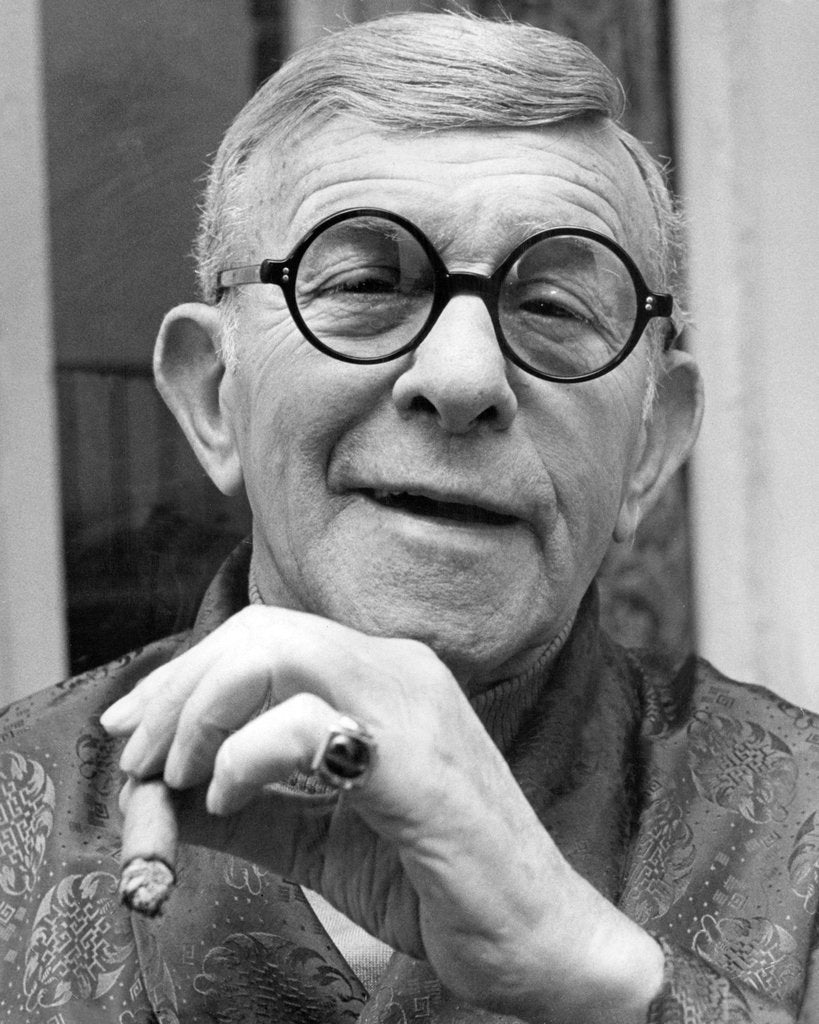 Detail of George Burns, American comedian by Associated Newspapers