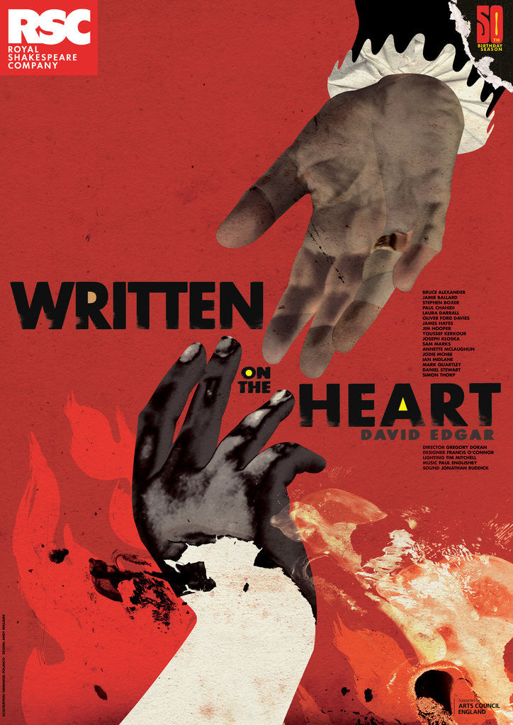 Detail of Written on the Heart, 2011 by Gregory Doran