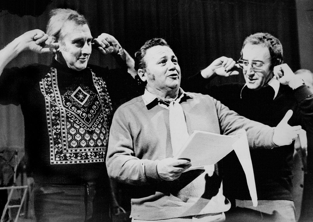 Detail of Spike Milligan, Harry Secombe and Peter Sellers - the Goons 1972 by Associated Newspapers