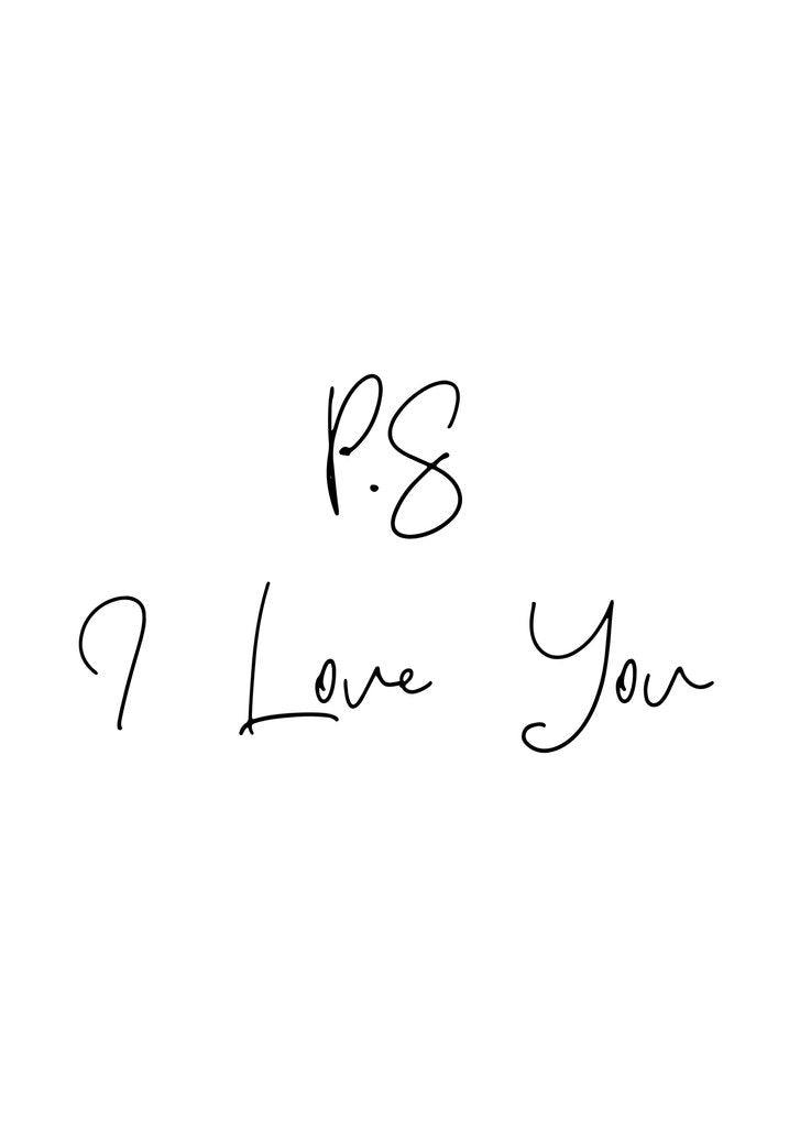 Detail of P.S. I love you by Joumari