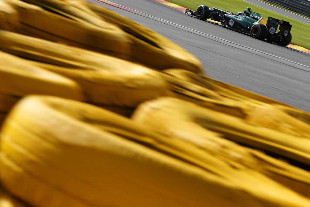 Detail of Spy shot, Vitaly Petrov, Belgium by Glenn Dunbar