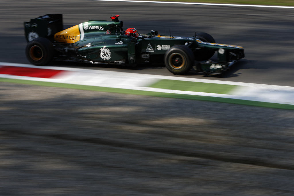 Detail of The shadows, Heikki Kovalainen, Italy by Glenn Dunbar