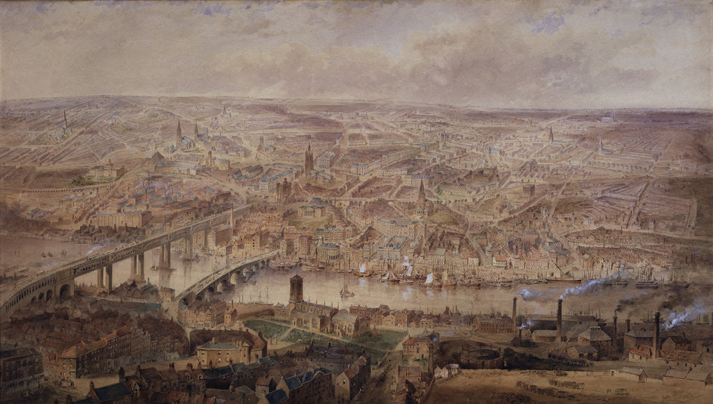 Detail of Newcastle upon Tyne in the Reign of Queen Victoria by John Storey