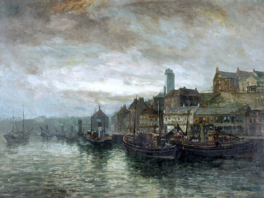 Detail of Quayside at North Shields by John Falconar Slater