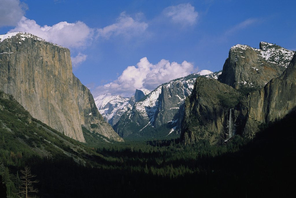 Detail of Yosemite Valley Landmarks by Anonymous