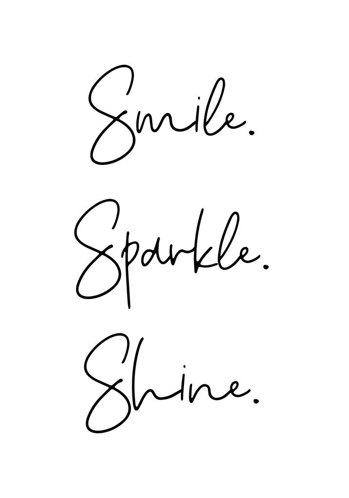Detail of Smile. Sparkle. Shine. by Joumari