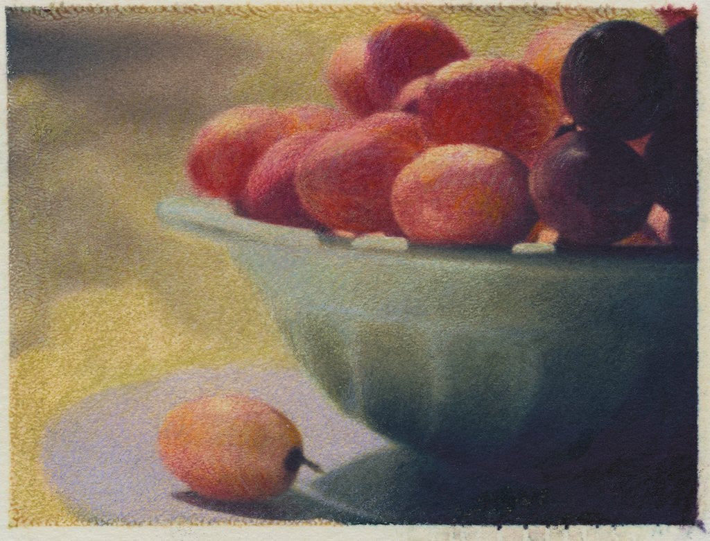 Detail of Bowl of Grapes by Jennifer Kennard