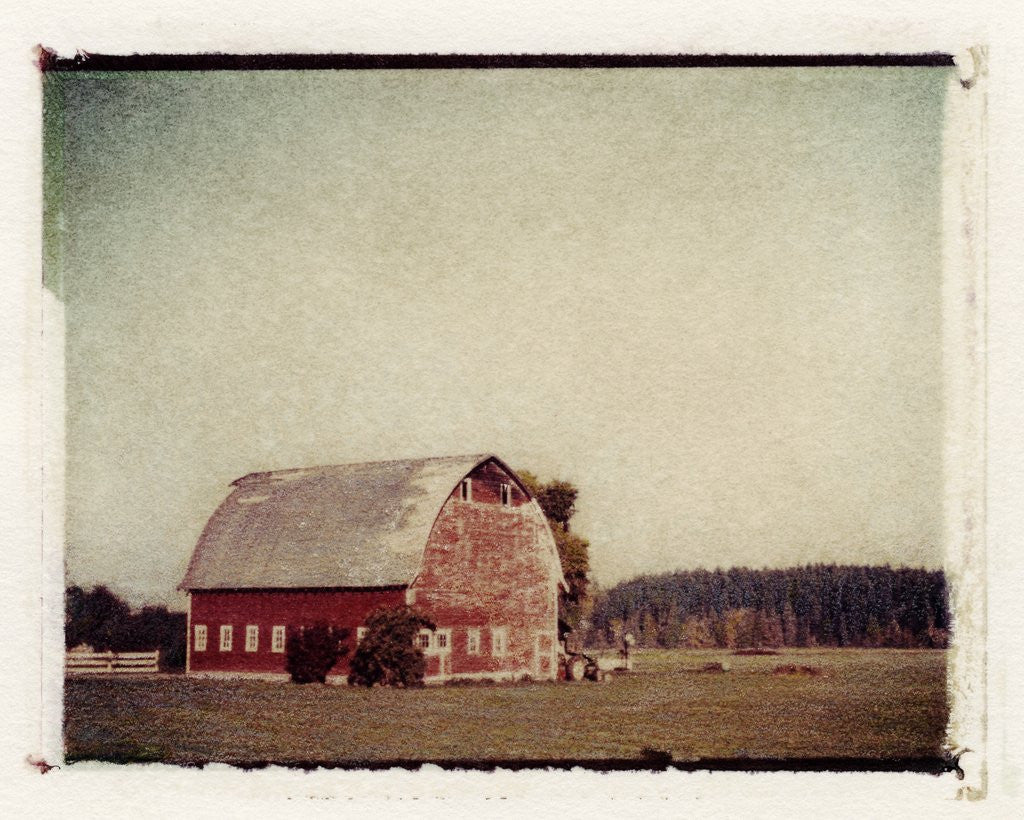 Detail of Red Barn by Jennifer Kennard