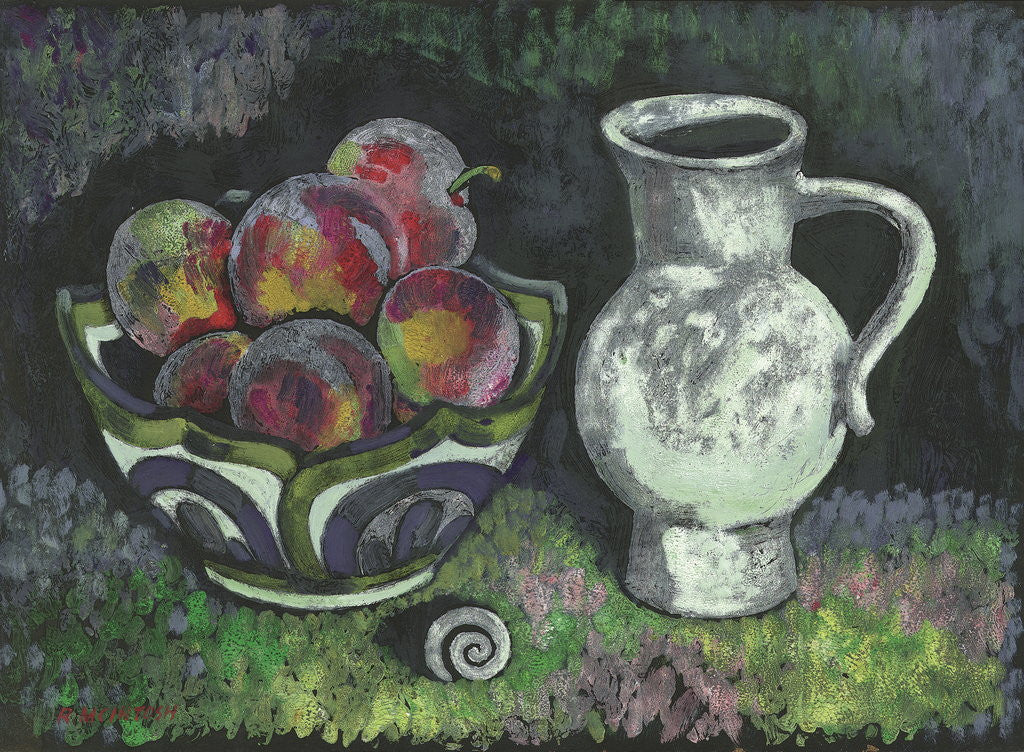 Detail of Purple Plums by Robert McIntosh